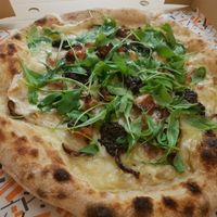 Shiitake, squash, truffle and arugula at Freezza in Barcelona