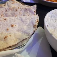 Chapatis and boiled rice #Veganuary at The Raj in York