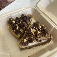 Snickers cheesecake  at Sweet and Fit in Puerto Vallarta