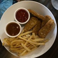 Chicken tenders and fries  at Jordan's Homeside Pub in Hamilton
