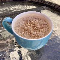 My Chai latte with oat milk - so warm, smooth, and comforting  at Spice of Life in Paso Robles