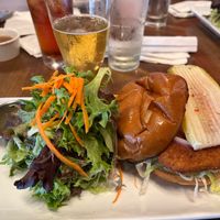 Vegan chicken sammie at The Craft House in Clovis