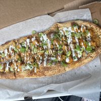 Buffalo chick’n pizza  at Florish in Tampa