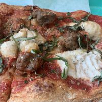 Meatball parm pizza  at Florish in Tampa