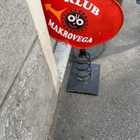 Main entrance at Klub Makrovega in Rijeka