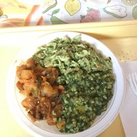 Mixed Potatoe, Rice with spinach, wholegrain Pasta with broccoli Sauce  at Klub Makrovega in Rijeka