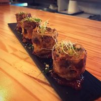 Alcachofas en tempura. at La Favorita Bar in Alicante