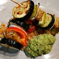 Brocheta vegetal. at La Favorita Bar in Alicante