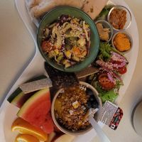 vegan brunch at Freddy's Cafe in Kolding