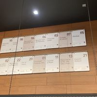 Menu  at Artico Gelateria in Milan