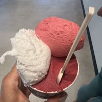 Lampone, limone e mora  at Artico Gelateria in Milan