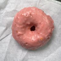 strawberry lemonade donut   at Zuri's Gourmet Donutz in Lynnwood