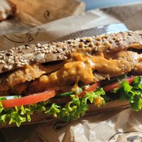 Vegan schnitzel.  Sadly, was the only location at which I found the schnitzel. at Backstube - Stenersgata in Oslo