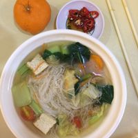 tofu and seaweed soup at Mei Lin Vegetarian in Malacca