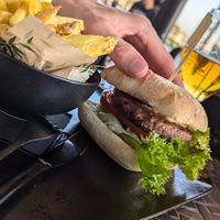 Vegan Beyond Meat Burger at Negre in Mallorca