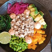 Pokebowl at Negre in Mallorca