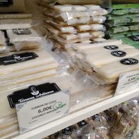 Vegan label at Turrones Artesanos in Toledo