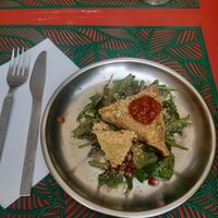 Samossa (starter) at Maharadja Chez Chander in Sion