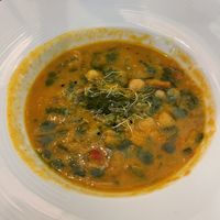 Soup  at Restaurant La Tomate Verte in Aix-en Provence