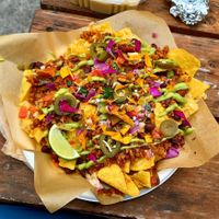 Amazing nachos 😋 at The Groovy Floret in Portland