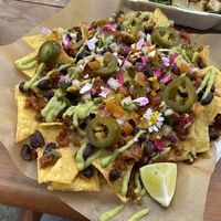 Nachos at The Groovy Floret in Portland