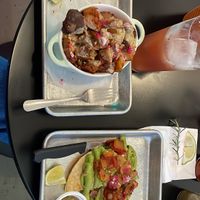 Potatoes and tostada  #Veganuary at The Groovy Floret in Portland