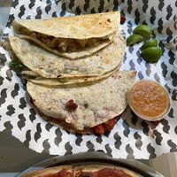 3 tacos de harina   at Granada Vegan Kitchen in Ensenada