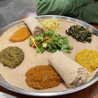 The vegan combo! So good!  at Abol Africa in Footscray