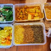Vegan set for 2 people take away at Abol Africa in Footscray