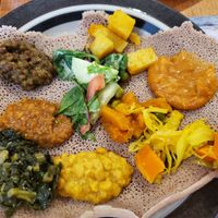 Vegan set at Abol Africa in Footscray