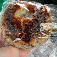 Miso and sesame bagel at BAGEL8744 in Yokohama