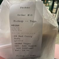 This before…. I forgot to take the other pic till it was too late😒  at Thai Time in Mobile