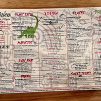The menu has a plant based section right up top.  at La Unica Cocina Mexicana Y Cantina in Lake Elsinore