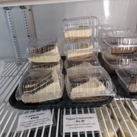 Vegan cake and cheesecake options at Heart and Soy in Louisville