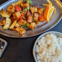 Orange Tofu at Heart and Soy in Louisville