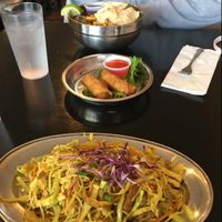 Try the egg rolls!  at Heart and Soy in Louisville