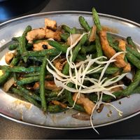 Green beans and tofu. Nice and tasty. at Heart and Soy in Louisville