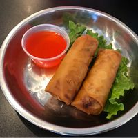 Egg rolls but vegan. Okay, sauce a bit weird. at Heart and Soy in Louisville