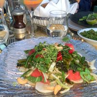 tossed Asian salad  at The Ivy in Manchester