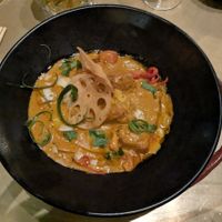 Tofu, sweet potato & spinach mossaman curry (8/10) at The Ivy in Manchester