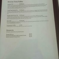 Menu at Cafe 668 Vegetarian Restaurant in Toronto