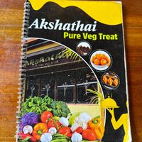 With menu  at Akshathai in Jaffna