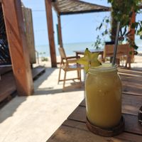 Passionfruit juice at Dos Aguas Lodge in Rincon Del Mar