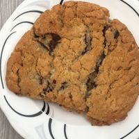 Vegan choc chip cookie (Studley cafe)   at Fountains Abbey in Ripon