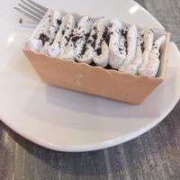 Vegan Oreo cake 🎂 was amazing! at The Little Bakery in South Queensferry
