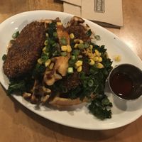 Chick’n and waffles at Native Foods - The Loop in Chicago