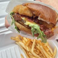 Gastropub burger  at Native Foods - The Loop in Chicago