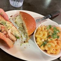 I cut open the sandwich to give you the ✨ full ✨ view!  at Native Foods - The Loop in Chicago