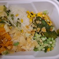 Buddha Bowl - my "rescue" dinner as we were being pulled by a "rescue train" back to Albany, NY😁 at Native Foods - The Loop in Chicago