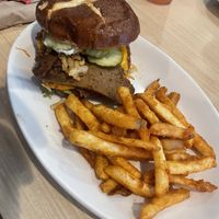 Bbq brisket wrap. INCREDIBLE!!!  at Native Foods - The Loop in Chicago